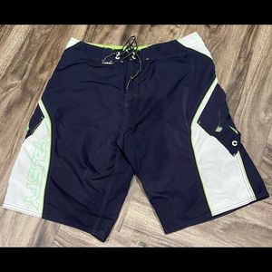 Like new Rusty board shorts. No issues.